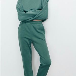NWT Zara Plush Sweatpants Joggers